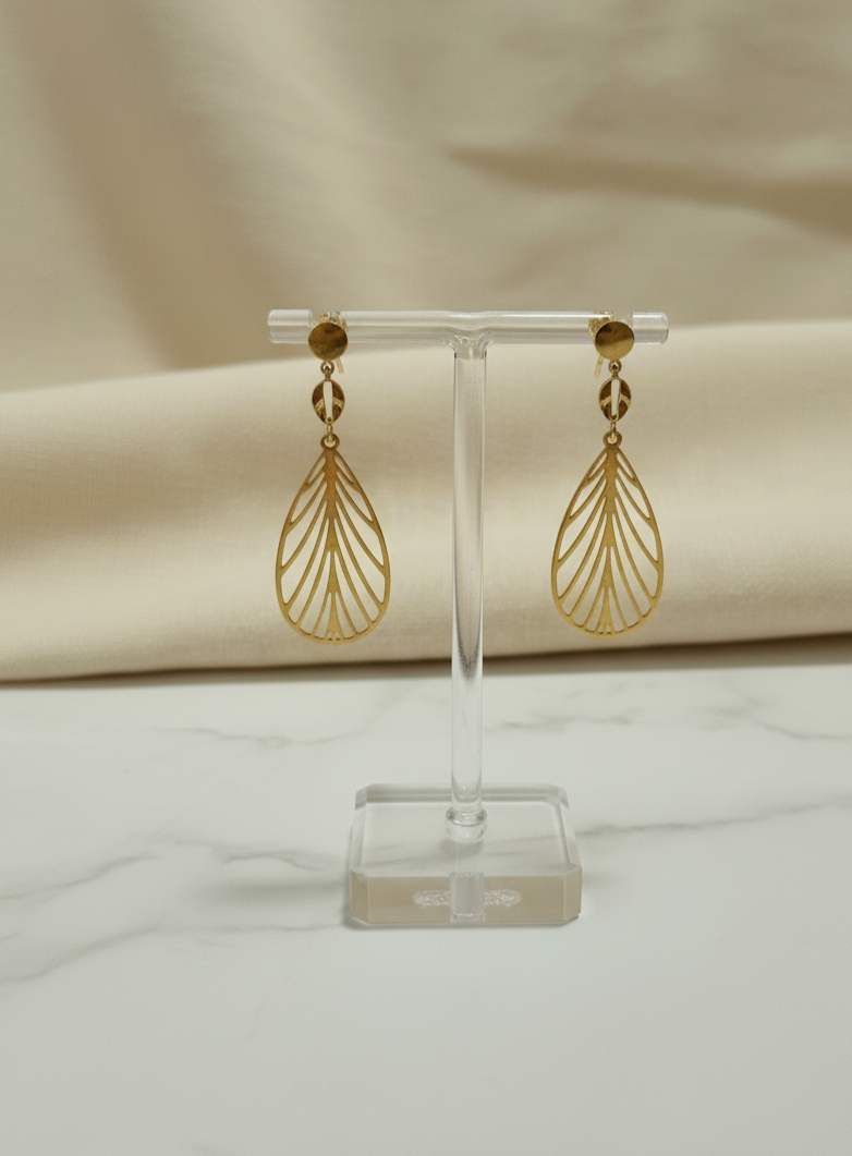 Gold Leaf Earring