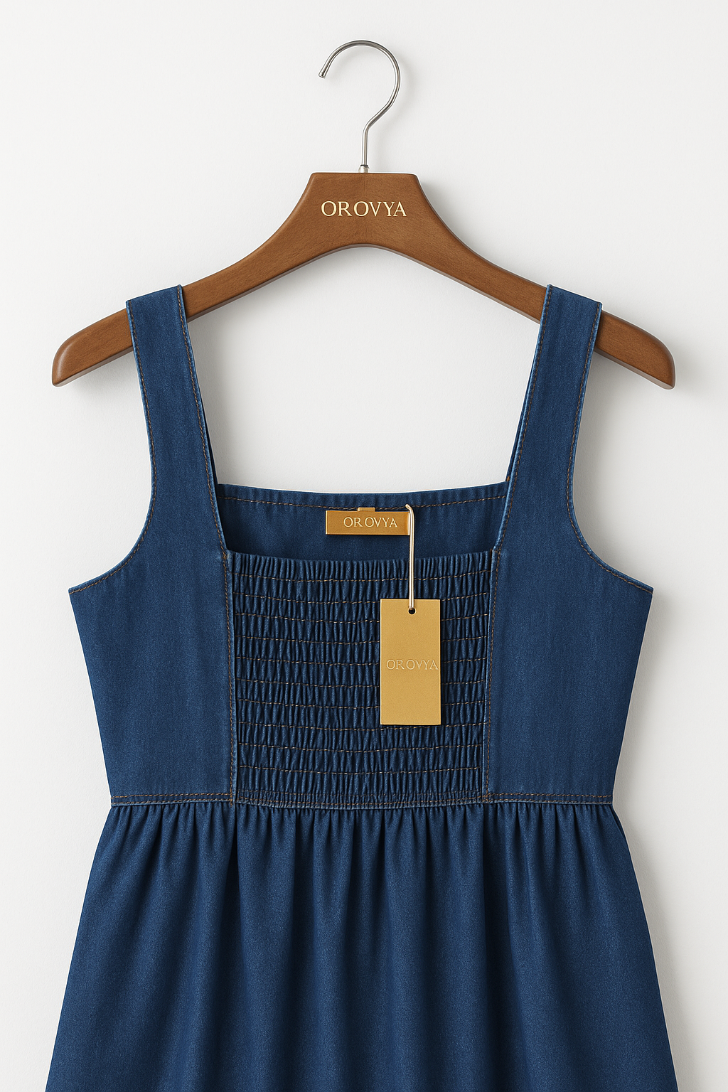 Sleeveless Denim Dress