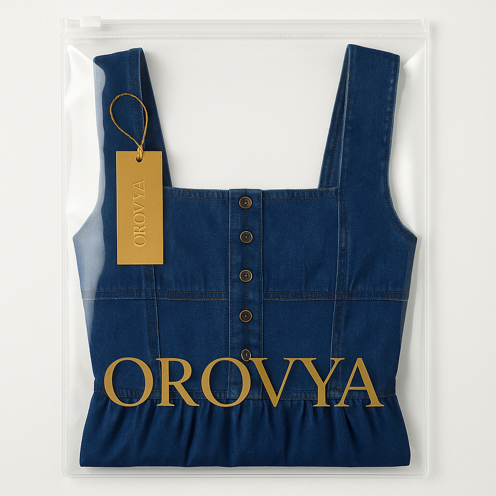 Sleeveless Denim Dress