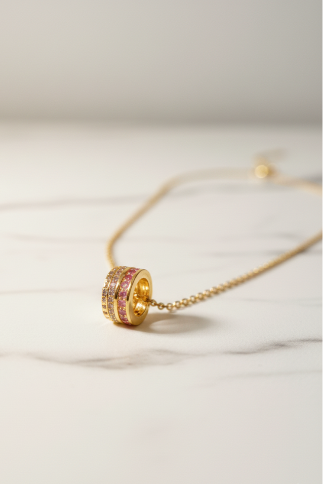 The Rose & Gold Eternity Necklace