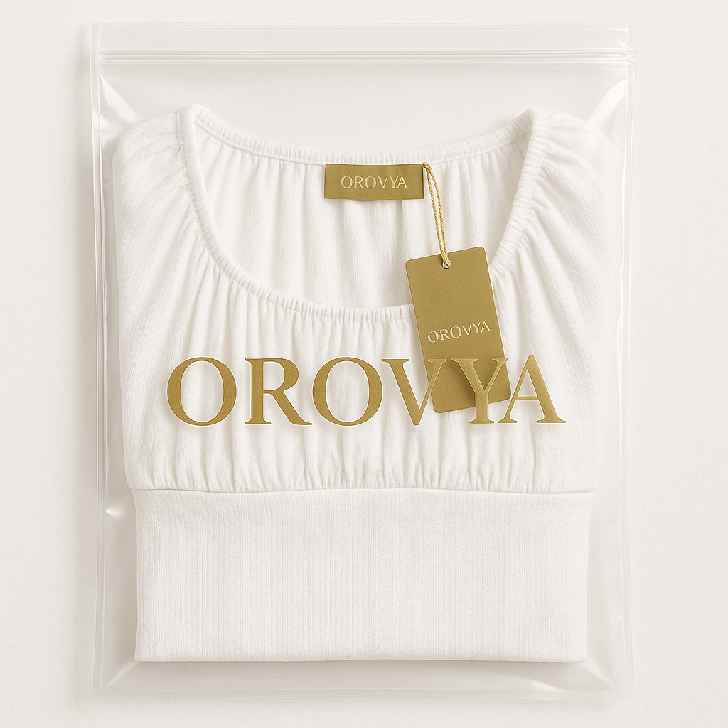 White Long-Sleeve Crop Top